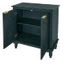 NicBex Sideboard Cabinet with 2 Doors Freestanding Buffet Storage Cabinet with Adjustable Shelf for Kitchen,Living Room, Dark Green - 2 of 4