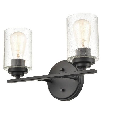 Millennium Lighting 2 - Light Vanity in  Matte Black