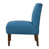 TopComfy Accent Chairs Modern Chair Dining Chair Armless Lounge Chair Comfortable Chair Decoration Chair for Living Room, Blue, 21"*29.13"*34.25" - 3 of 4