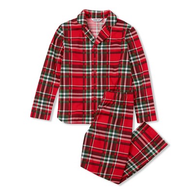 Lands' End Kids Flannel 2 Piece Pajama Set
