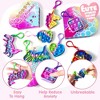 Joyfy 24 Pcs Valentines Day Gifts for Kids, Fidget Keychains Toys with Valentine Heart Boxes for Kids Valentine Party Favors, Classroom Exchange Gift - 3 of 4