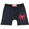 Marvel Mens' 2 Pack Spider-Man Spidey Boxers Underwear Boxer Briefs Black - 4 of 4
