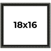 PosterPalooza | Antique Black Picture Frame - UV Acrylic, Backing Board, Hanging Hardware Included - 2 of 4
