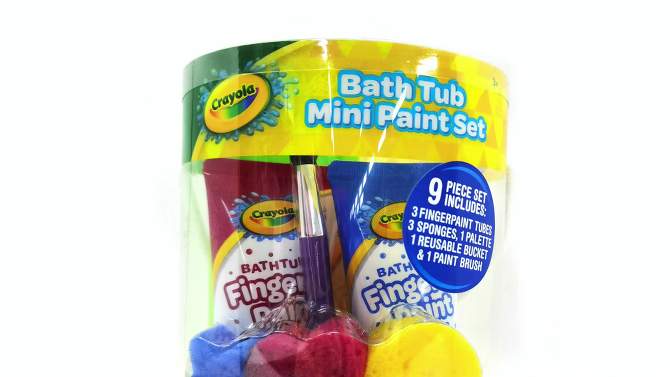 Crayola Multipack of Mini-Bath Paint Set - Trial Size - 6oz/2ct, 2 of 8, play video