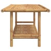 vidaXL Coffee Table 43.3"x21.7"x17.7" Bamboo - 4 of 4