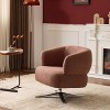 KWPZQEB Leisure Swivel Accent Chair, 360 Degree Swivel Sofa Chair with Curved Handle & Upholstered, Barrel Chair for Bedroom, Balconie, Living Room - 4 of 4
