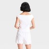 Women's Slim Fit Short Sleeve Off the Shoulder Top - A New Day™ - 2 of 3