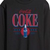 Men's - Coca-Cola - 90s Coke Collegiate Design Long Sleeve Graphic T-Shirt - 2 of 4