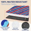 Tirrinia Extra Large Picnic Blanket, Waterproof Lightweight Portable Outdoor Mat for Family Camping, Park, Beach,  ( US Unique Print, 70''X80'') - 4 of 4