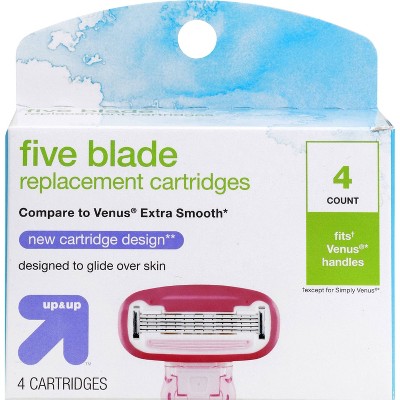 Women's Five Blade Fits Cartridges 4ct - Up & Up™ : Target