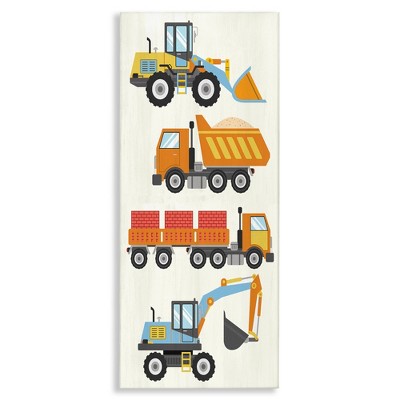 Stupell Industries Playful Construction Vehicles, 13" x 30"