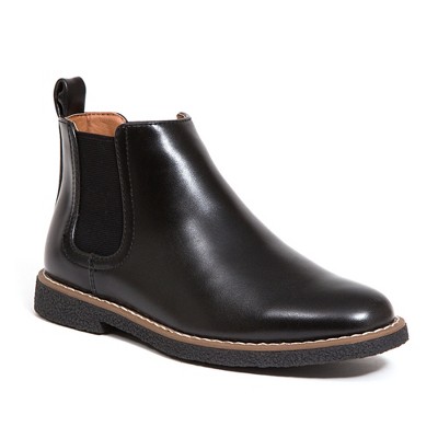 Deer Stags Boys' Zane Dress Comfort Chelsea Boot-black/black-3 Little ...