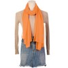 Elerevyo Women's Solid Chiffon Sheer Lightweight Soft Long Scarf Shawl 1 Pc - 2 of 4