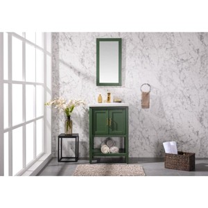 HomeStock 24-inch Kd Vogue Green Sink Vanity - 1 of 4