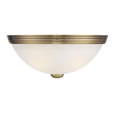 Savoy House NULL 2 - Light Flush Mount in  Warm Brass