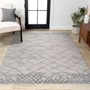JONATHAN Y Asilah Moroccan Modern Diamond Area Rug - 1 of 4