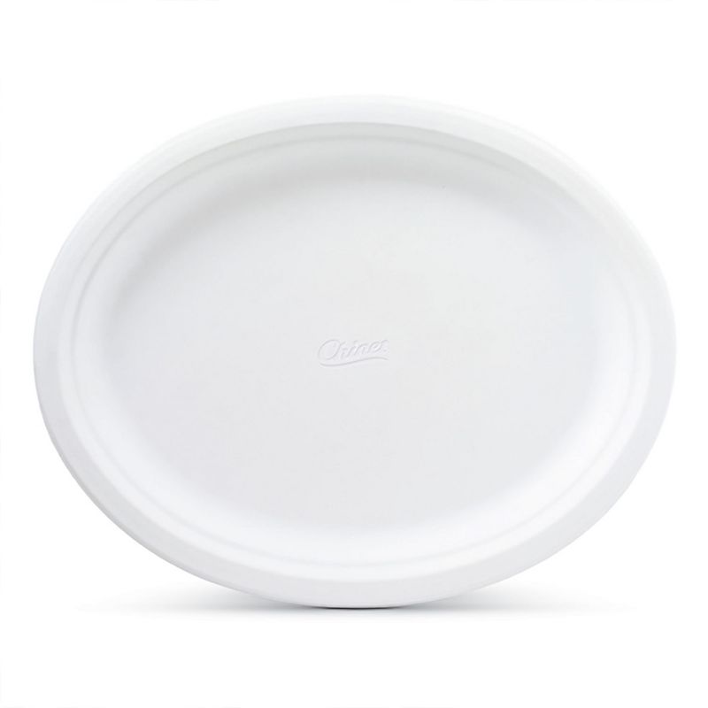 Chinet Classic Platter 12 5/8&#34; x 10&#34; - 24ct, 3 of 8