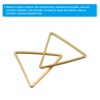 Unique Bargains Jewelry Handmade Triangle Earrings Beading Hoop 30 Pcs - 4 of 4