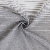 Dainty Home Linea Ombre Striped Linen Textured Shower Curtain - 4 of 4