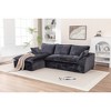 103'' Chenille L-Shaped Cloud Sectional Couch with Chaise, Boneless and No Assembly Required - 3 of 4