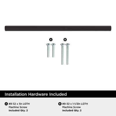 7-Inch Oil-Rubbed Bronze Modern Bar Cabinet Pull