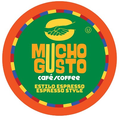 Mucho Gusto Espresso Coffee Pods, Compatible with 2.0 K-Cup Brewers, 40 Count