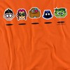 Teen Titans Go Floating Heads Kids T Shirt For Youth, Orange - 3 of 4