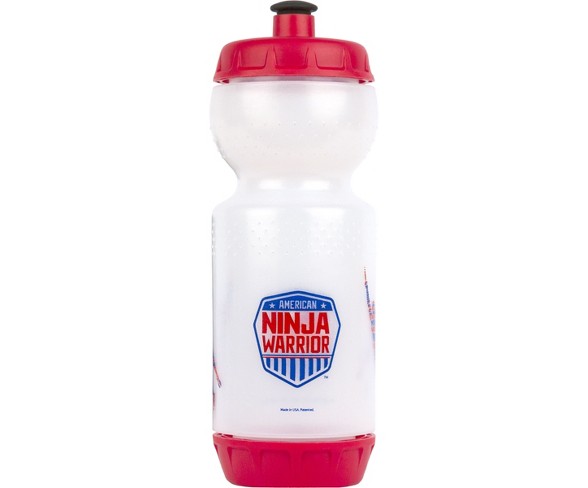 American Ninja Warrior Ninja 23oz Water Bottle - Red/White