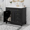 TIRAMISUBEST 36" Bathroom Vanity with Sink, Free Standing Cabinet with A Long Flip-Out Drawer & 2 Soft-Close Doors - 3 of 4