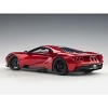 2017 Ford GT Liquid Red with Silver Stripes 1/18 Model Car by Autoart - 4 of 4