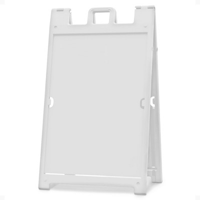 Plasticade Deluxe Signicade Portable Folding Double Sided Sign Stand
