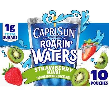 Capri Sun Roarin' Waters Strawberry Kiwi Juice Drinks - 10pk/6 fl oz Pouches