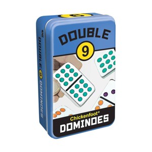 University Games Double 9 Chickenfoot Dominoes Board Game - 1 of 4
