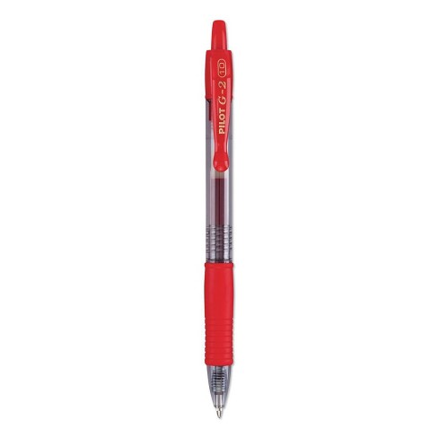 Pilot G 2 Gel Ink Pen 1 0mm Bold Red Ink 12 Per Pack Target