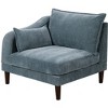 NicBex Couches for Living Room 5pcs Modular Sectional Sofa Set Modern Upholstered Sofa Couch 2x One Arm Chairs 2x Armless Chair 1x Ottoman, Grayish - 4 of 4