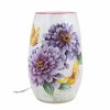 Stony Creek 5.0 Inch Aubergine Song Lit Small Accent Electric Butterflies Flowers Novelty Sculpture Lights - 4 of 4