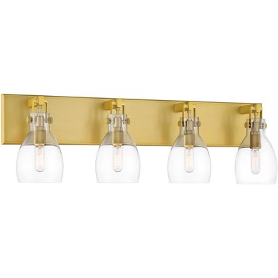 Minka Lavery Tiberia 30 1/2" Wide Soft Brass 4-Light Bath Light