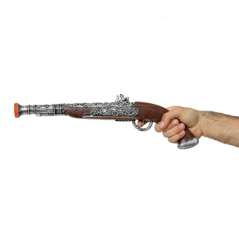 Halloweencostumes.com 17 Inch Pirate Flintlock Blaster, Brown/gray : Target