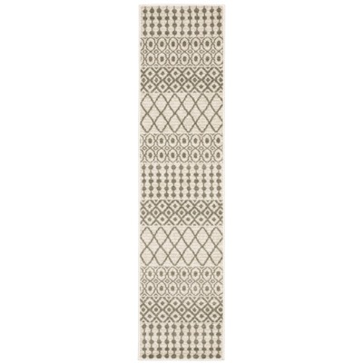 Oriental Weavers Georgia 717B0 Ivory/ Grey Indoor Area Rug - 1'10" x 7'6"