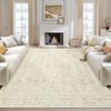 Soft Faux Wool Area Rug - Large Plush Nursery Carpet for Living Room, Bedroom, Dorm Decor - 2 of 4