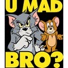 Tom & Jerry U Mad Bro? Black Graphic Tee Toddler Boy to Youth Boy - 2 of 3