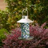 Smart Solar Adelie Mosaic Glass Solar Bird Feeder - Pewter - 3 of 4