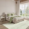 Lahome Abstract Washable Rugs Non Slip Soft Living Room Rugs Ultra-Thin Rainbow Bedroom Rug Non Skid Rug Backing Accent Carpet for Room Office - 2 of 4