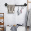 Unique Bargains Wall-Mounted Hardware Industrial Bathroom Towel Bar - 4 of 4