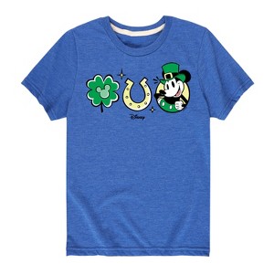 Boys' - Disney - Mickey St Patricks Icons Short Sleeve Graphic T-Shirt - 1 of 4