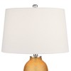 Possini Euro Design Possini Euro Lapis 28 1/4" High Tian Orange Art Glass Table Lamp - 3 of 4