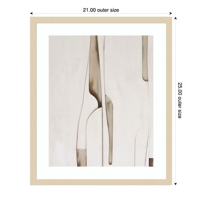 Amanti Art Limits II by Alma  Wood Framed Wall Art Print 21 x 25