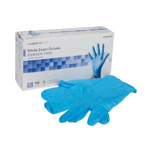 McKesson Confiderm 3.8 Disposable Nitrile Exam Glove Standard Cuff Length Size Small - 1 of 4