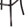 Antique Bar Stool with High Backrest and Cross Back Design, Ideal for Bar or Kitchen Counter - 3 of 4