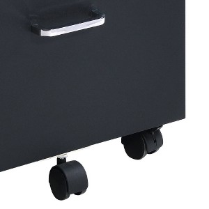 Anybear Black Rectangular File Cabinet with 3 Drawer - 1 of 4